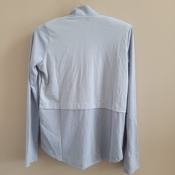 Under Armour | Girls Heatgear New Gray Loose Long Sleeve Top - Picture 3 of 10